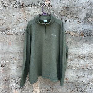 Columbia Olive Green Fleece Pullover